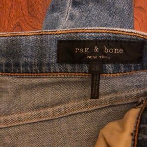 Rag and bone New York size 26 blue denim jeans